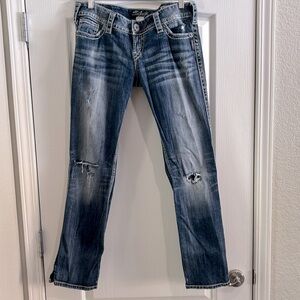 Silver Jeans McKinsie Slim Bootcut Size W31 L32 jeans in great condition.